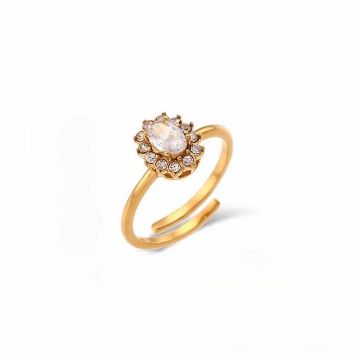 Enisa adjustable ring - Sassygrove