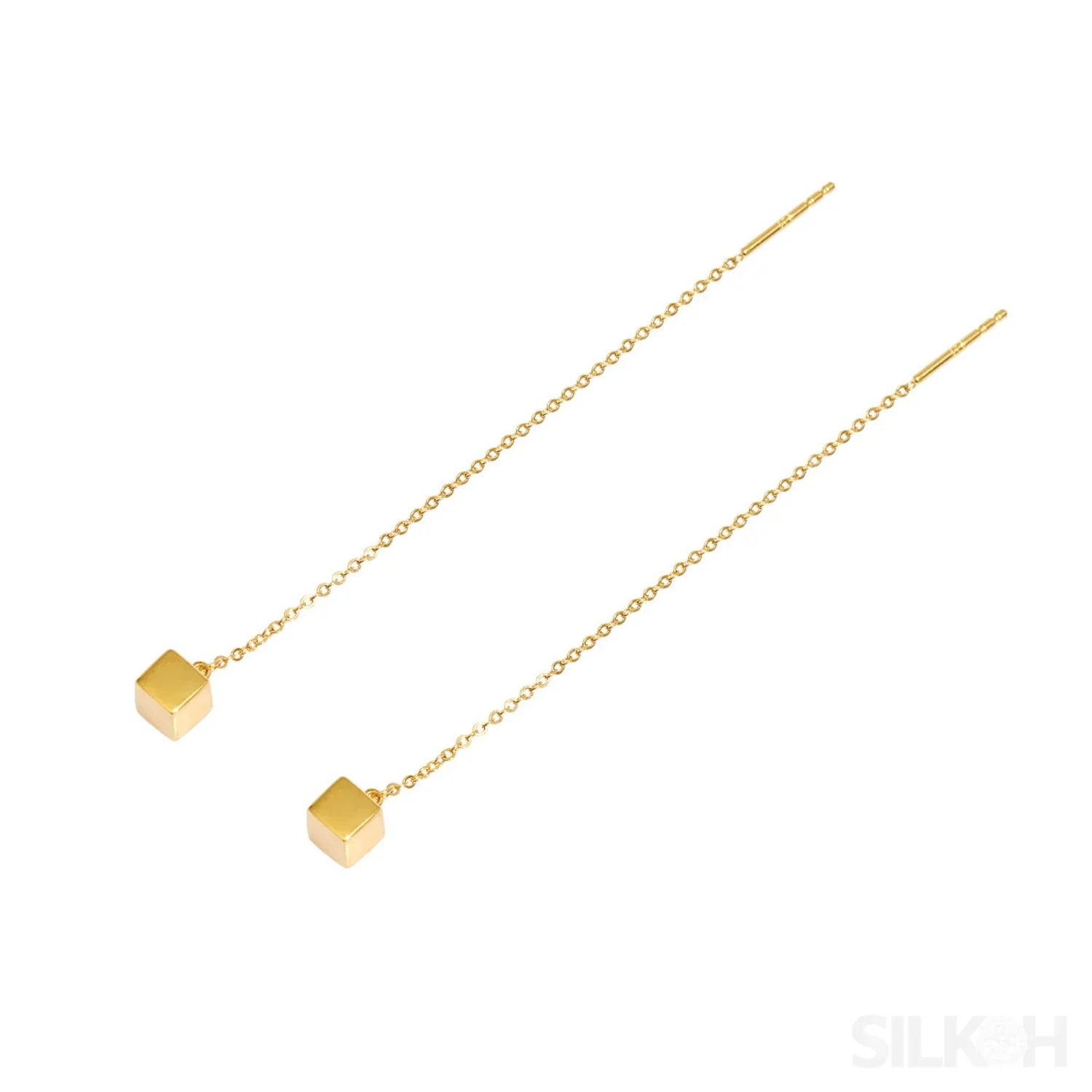 14K Gold Plated Sterling Silver Ear wire Earrings Aubrey - Sassygrove