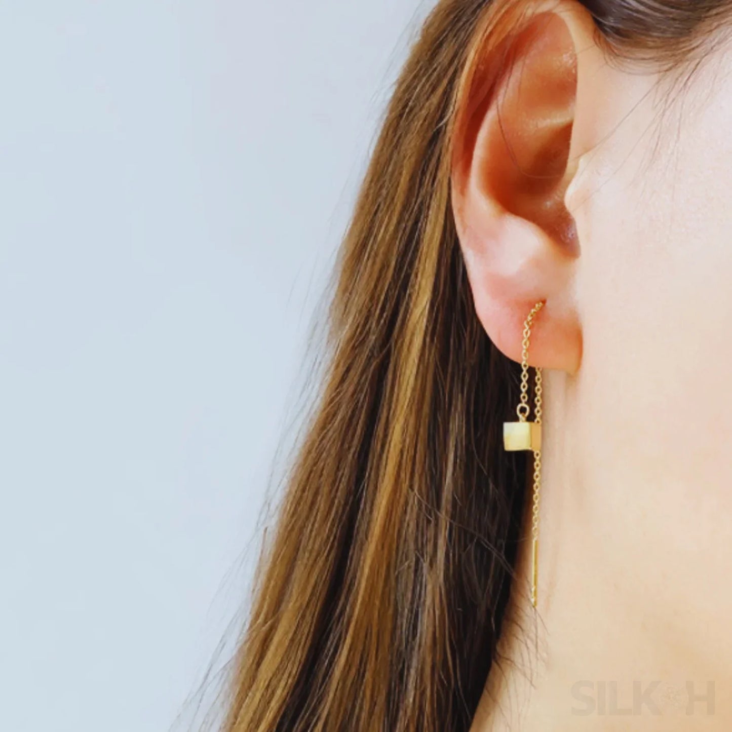14K Gold Plated Sterling Silver Ear wire Earrings Aubrey - Sassygrove