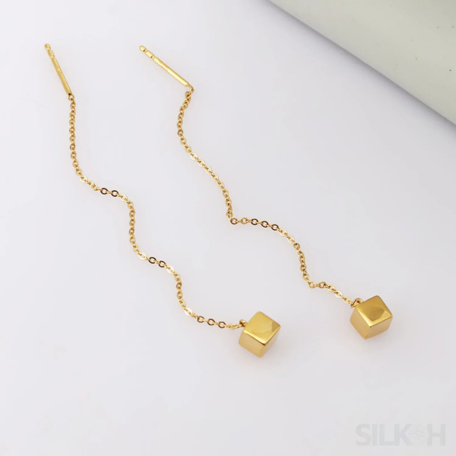 14K Gold Plated Sterling Silver Ear wire Earrings Aubrey - Sassygrove