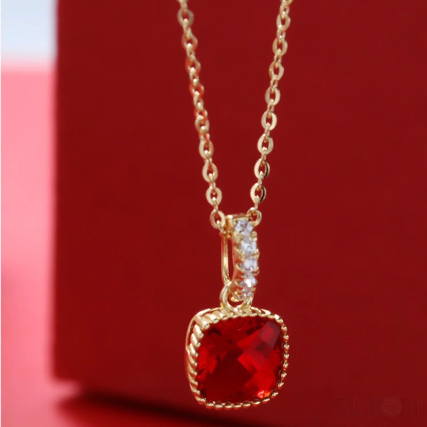 18K Gold Plated Sterling Silver Bridal Jewelry Set Ada - Sassygrove