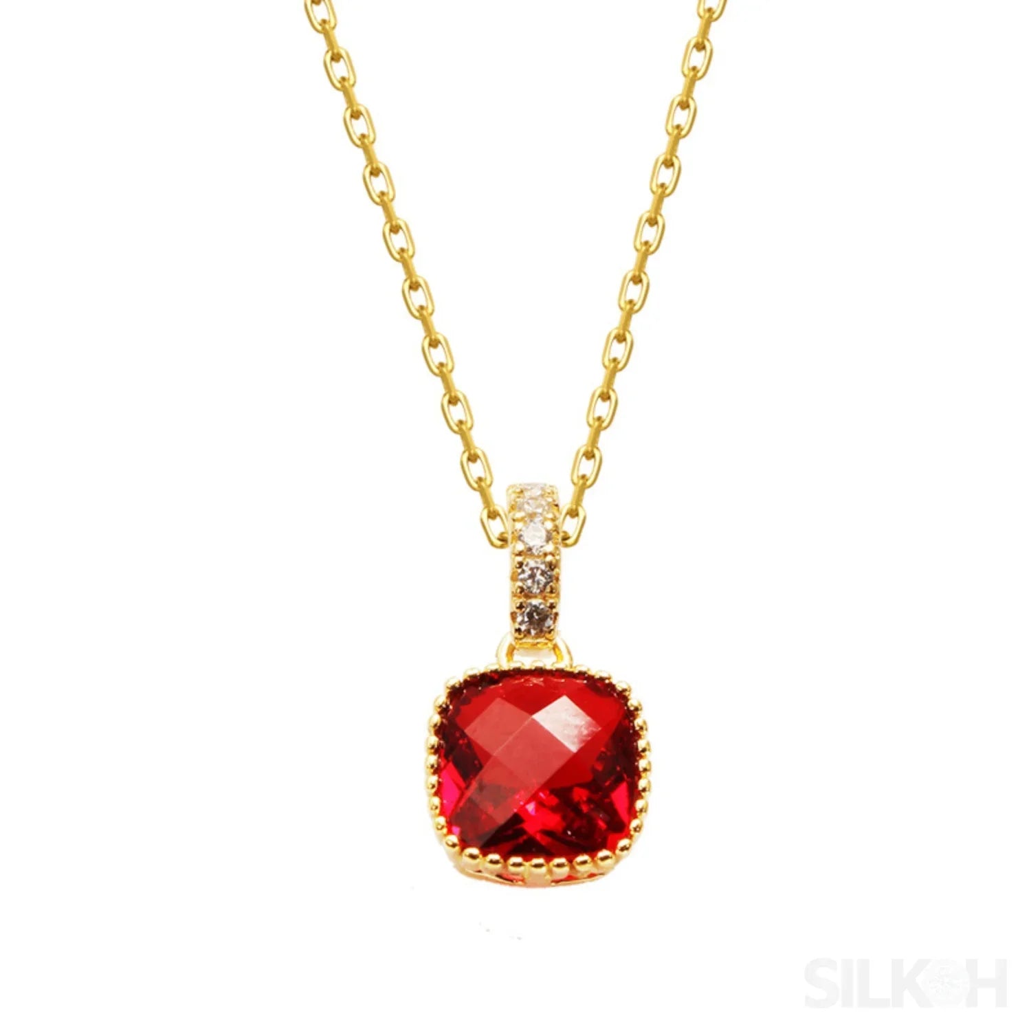 18K Gold Plated Sterling Silver Bridal Jewelry Set Ada - Sassygrove
