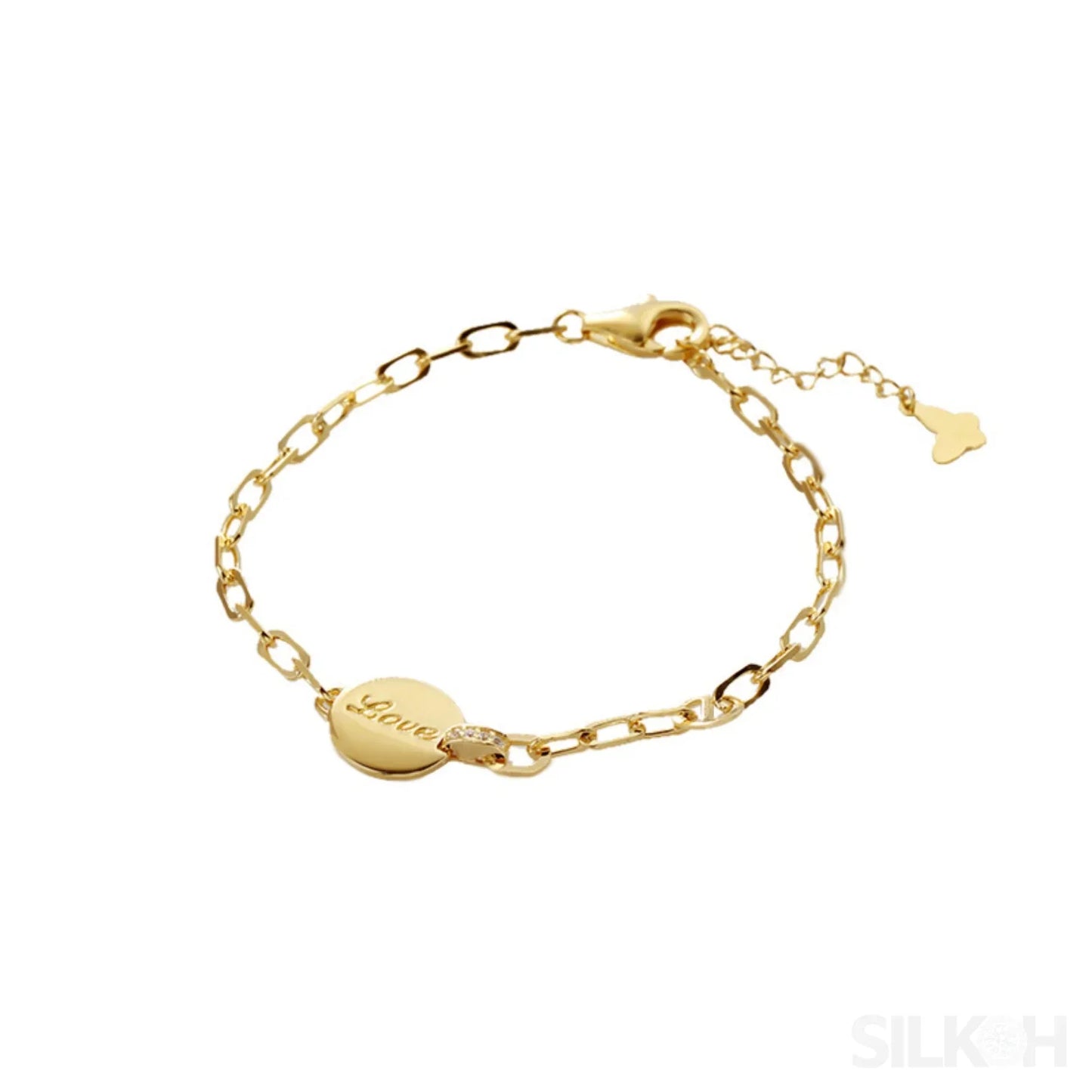 18K Gold Plated Sterling Silver Temperament Bracelet Dee - Sassygrove