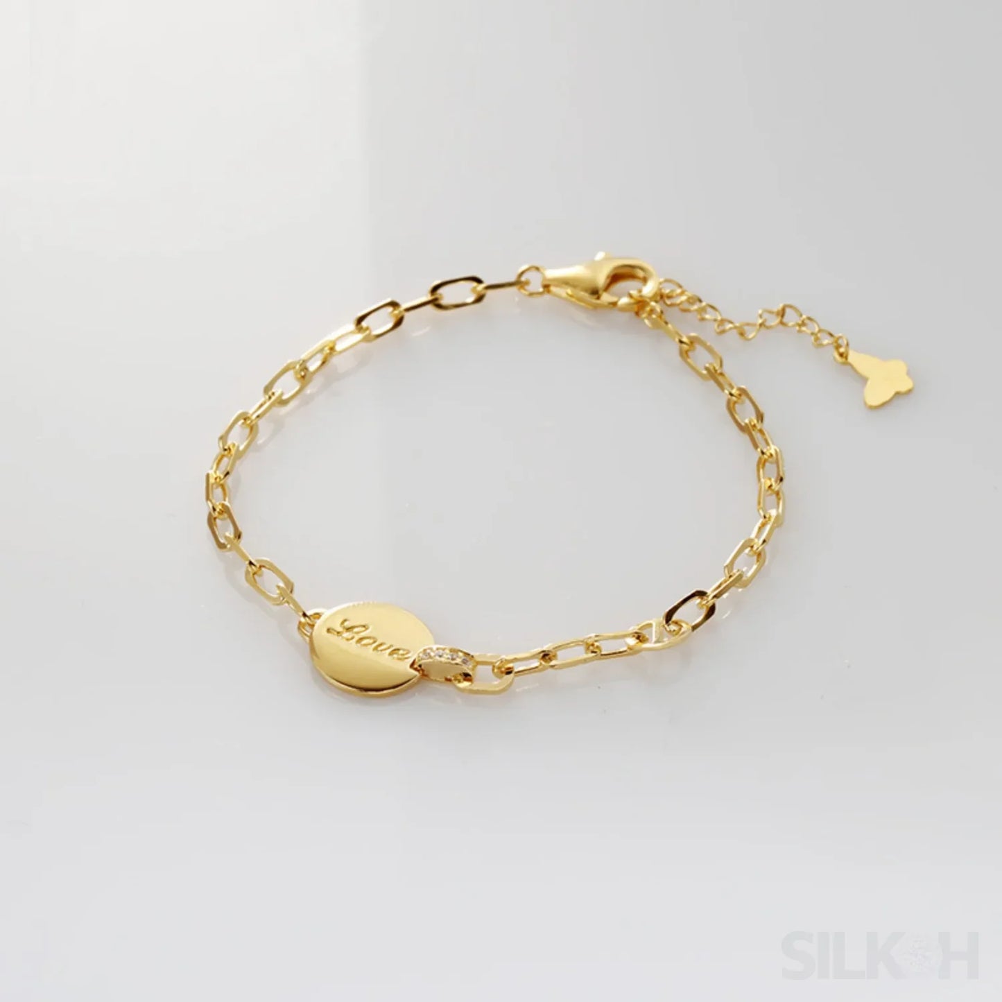 18K Gold Plated Sterling Silver Temperament Bracelet Dee - Sassygrove