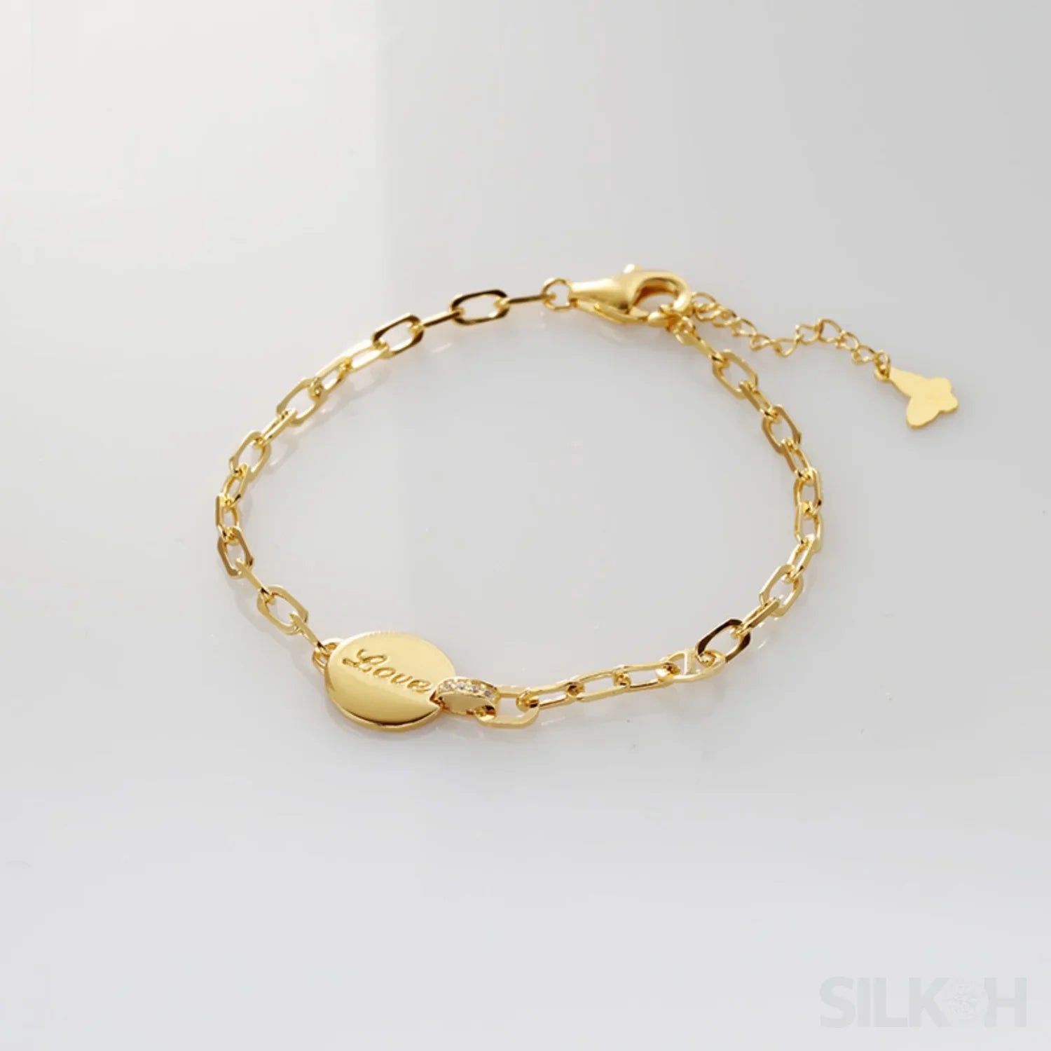 18K Gold Plated Sterling Silver Temperament Bracelet Dee - Sassygrove
