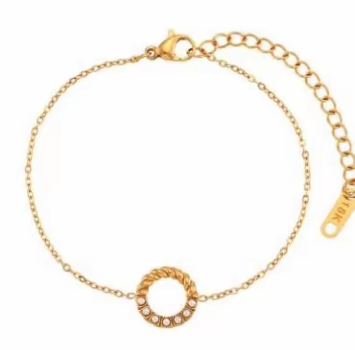 Half moon pearl bracelet - Sassygrove