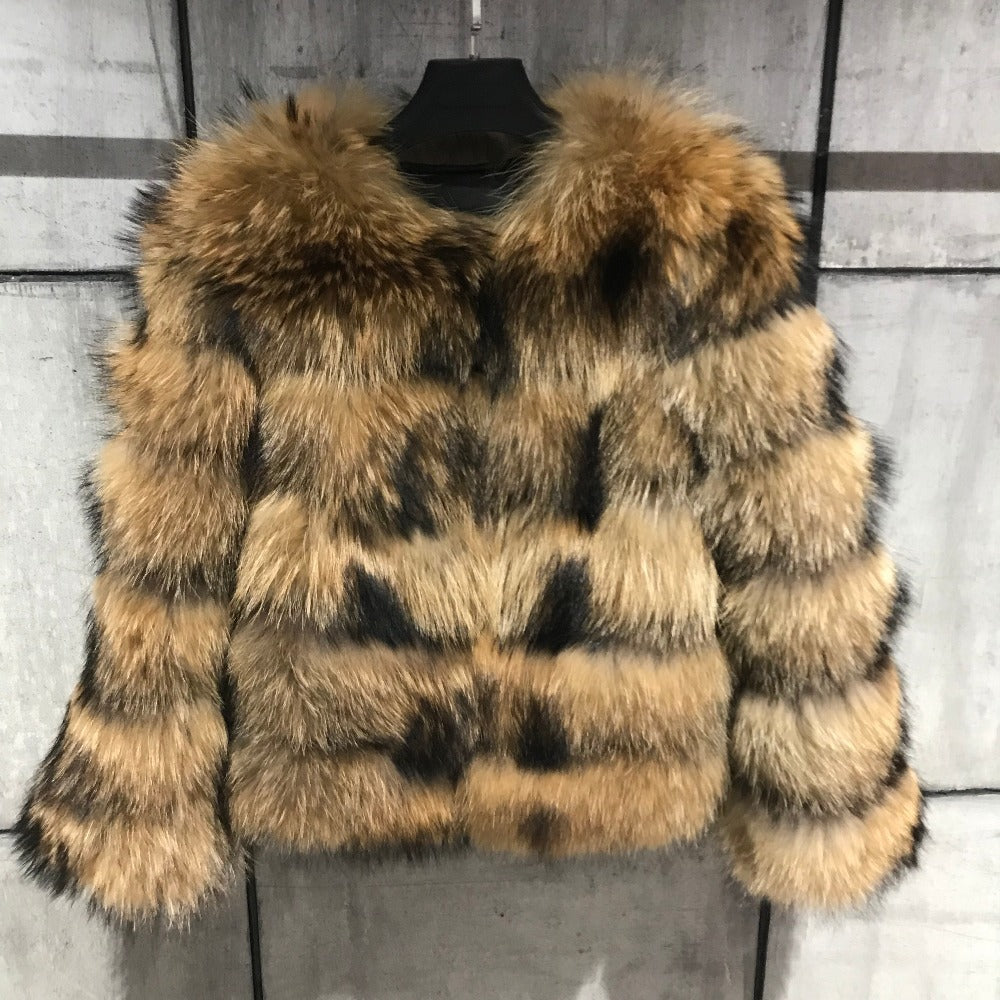 Cropped Fur Jacket - Sassygrove