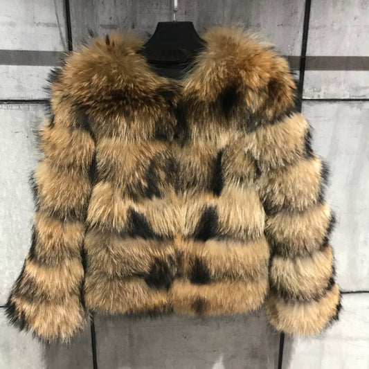 Cropped Fur Jacket - Sassygrove