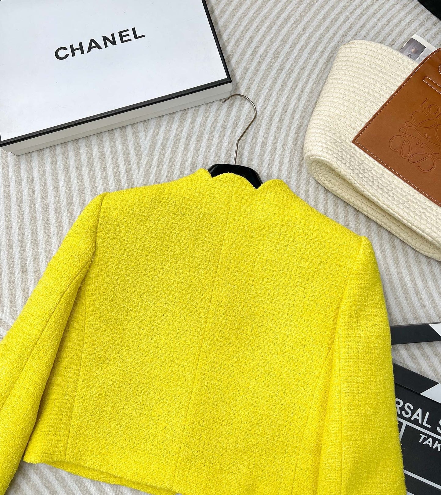 Radiance Scallop-Edge Tweed Blazer - Sassygrove