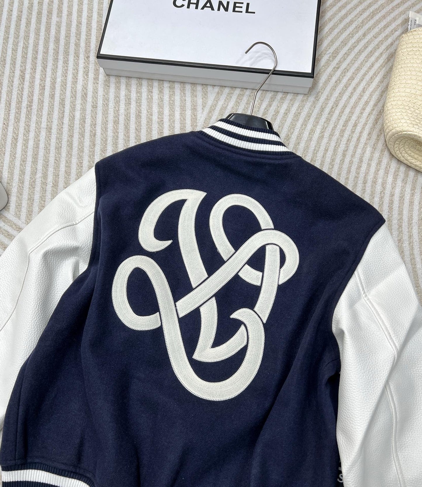 Monogram Crest Varsity Jacket - Sassygrove