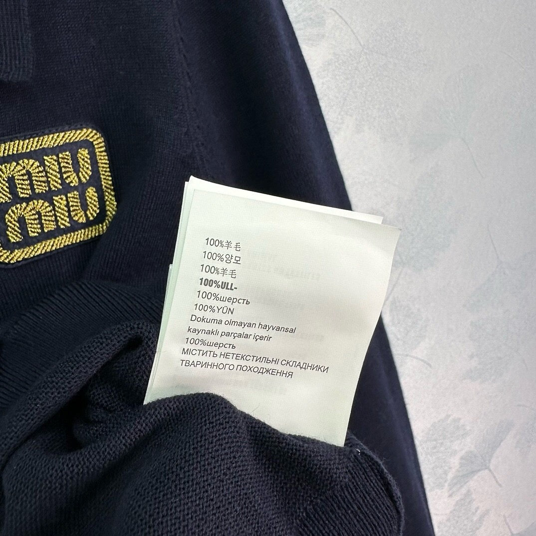 Logo Patch Knit Polo - Sassygrove