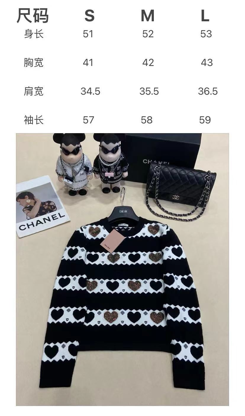 Heart Pattern Knit Sweater - Sassygrove