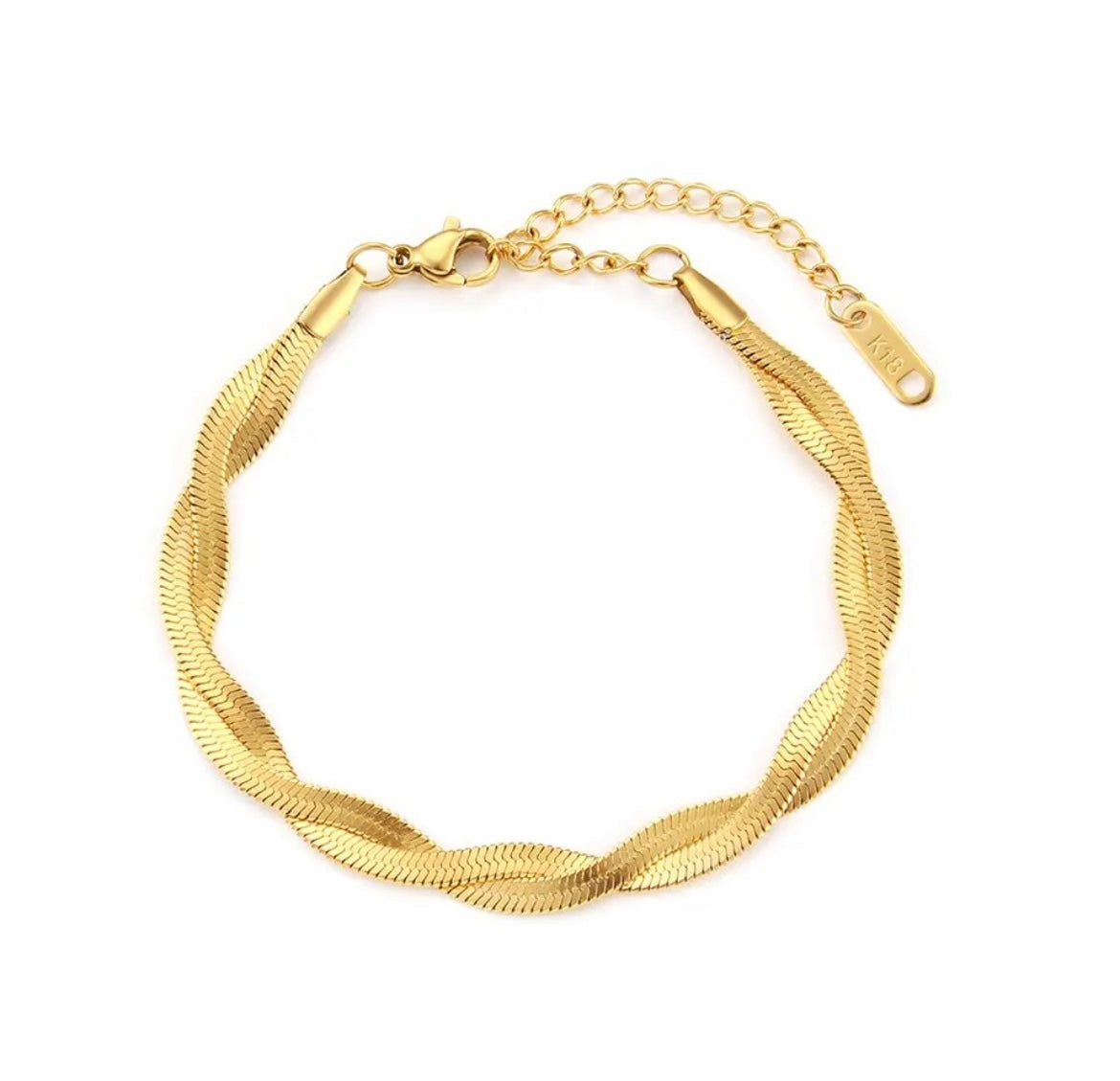 Braided snake bracelet - Sassygrove