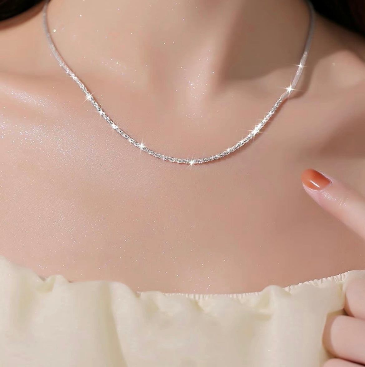 Elouise sparkle necklace - Sassygrove