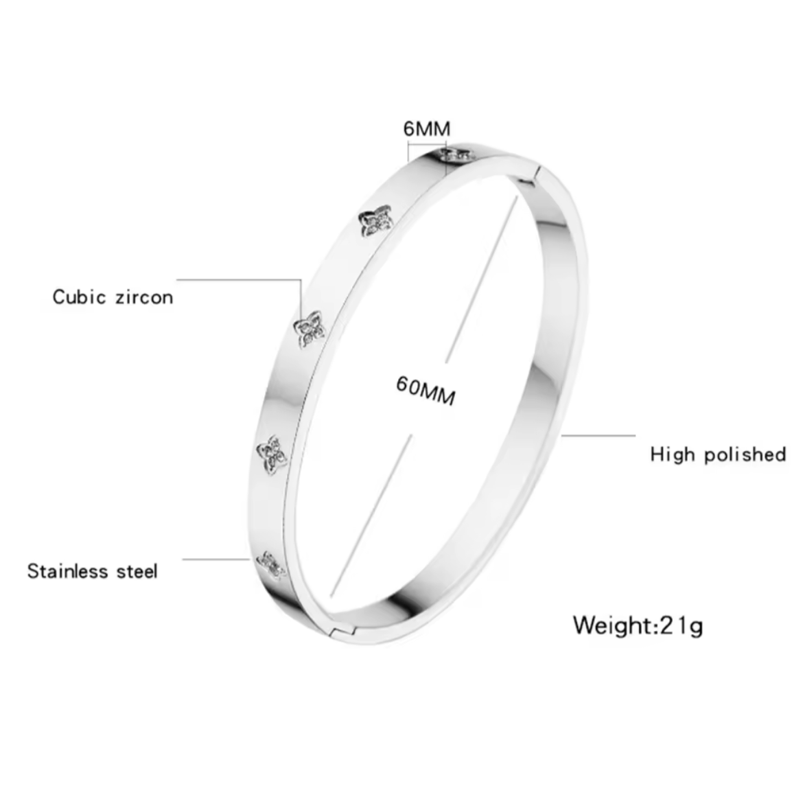 Nabi bangle cuff - Sassygrove