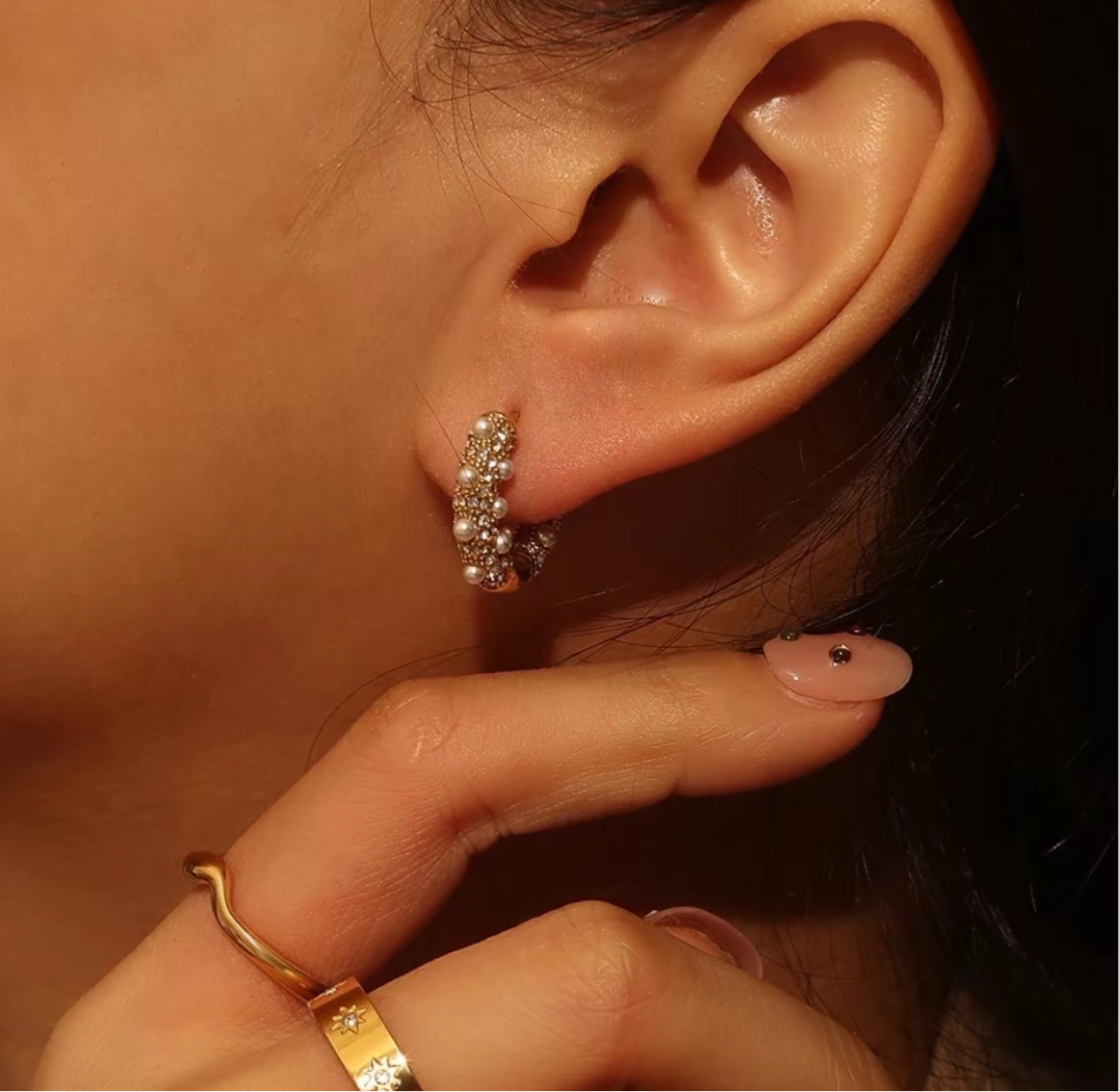 Coral hoops - Sassygrove