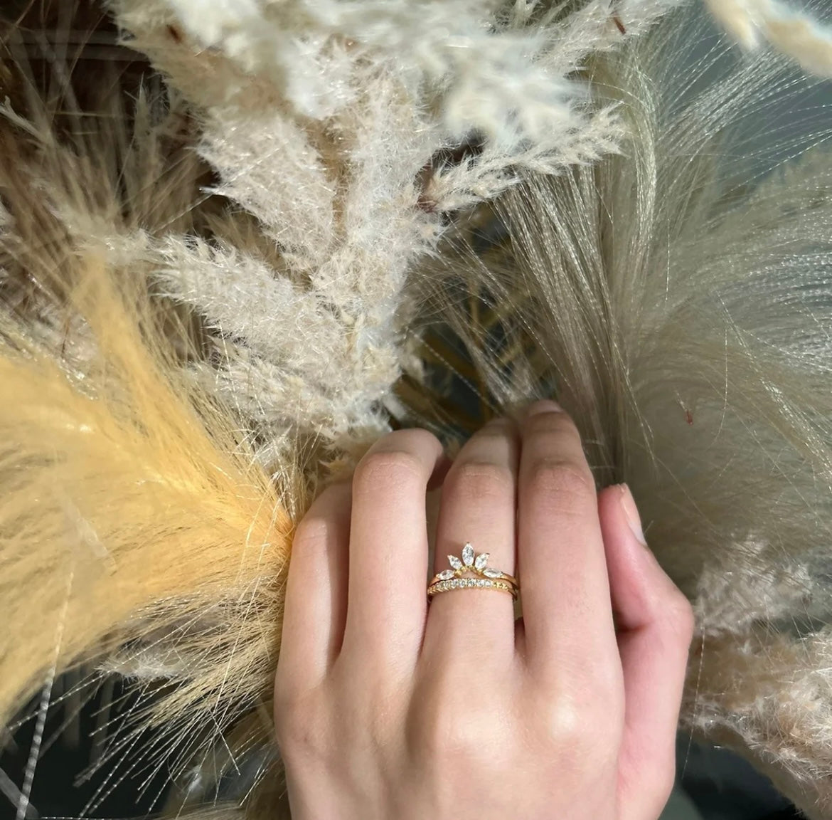 Aria double band ring S925 - Sassygrove