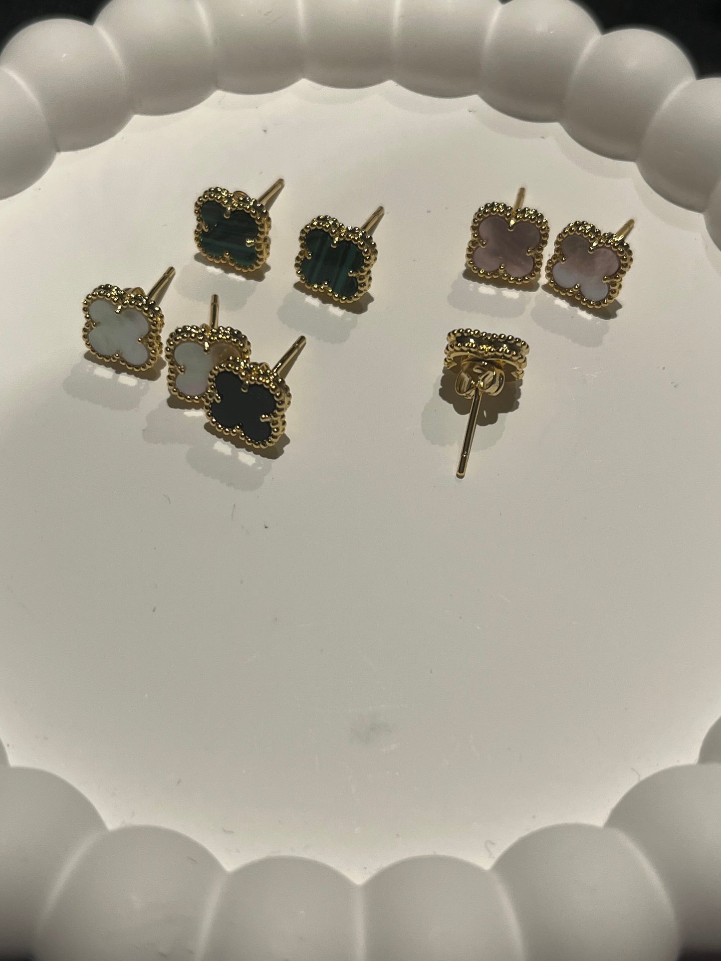 Mini stamp earring studs - Sassygrove
