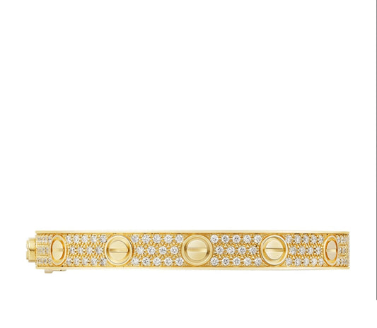 Diamond stamp cuff with screw - Sassygrove