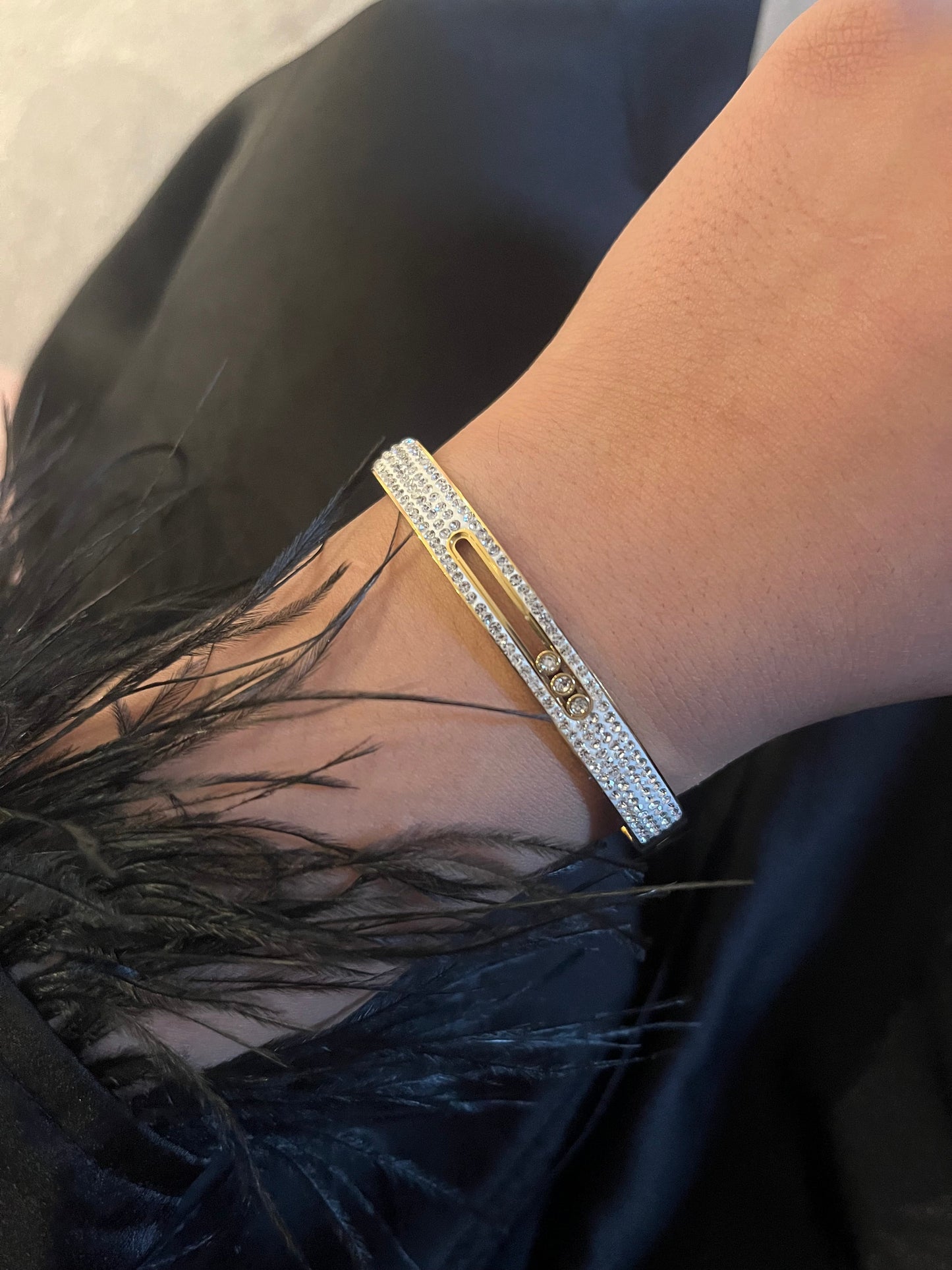 Bling bangle cuff - Sassygrove