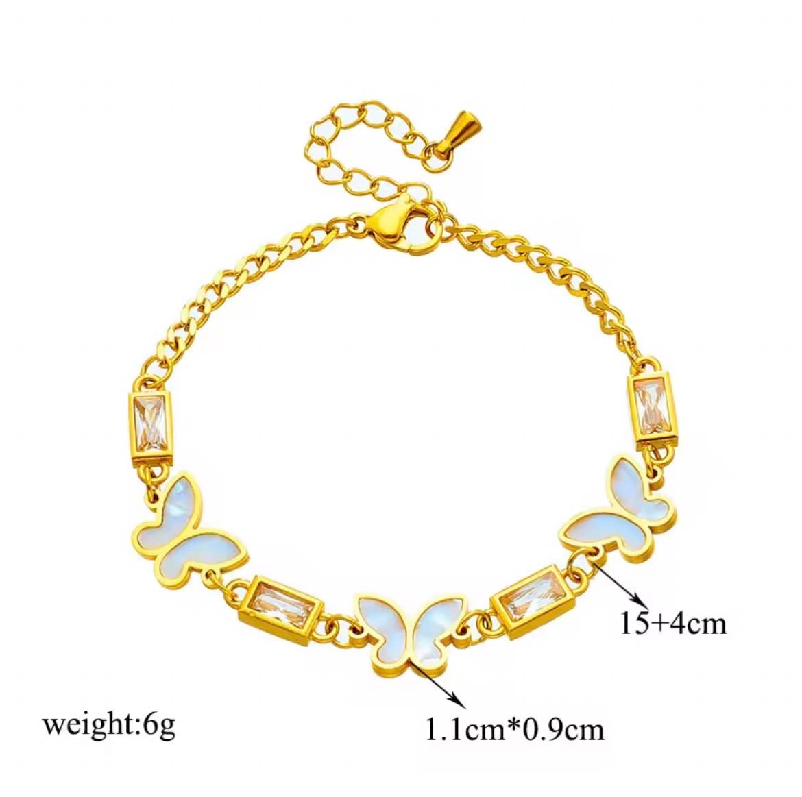 Farasha butterfly bracelet - Sassygrove