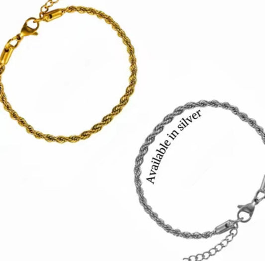 Rope bracelet stackable - Sassygrove