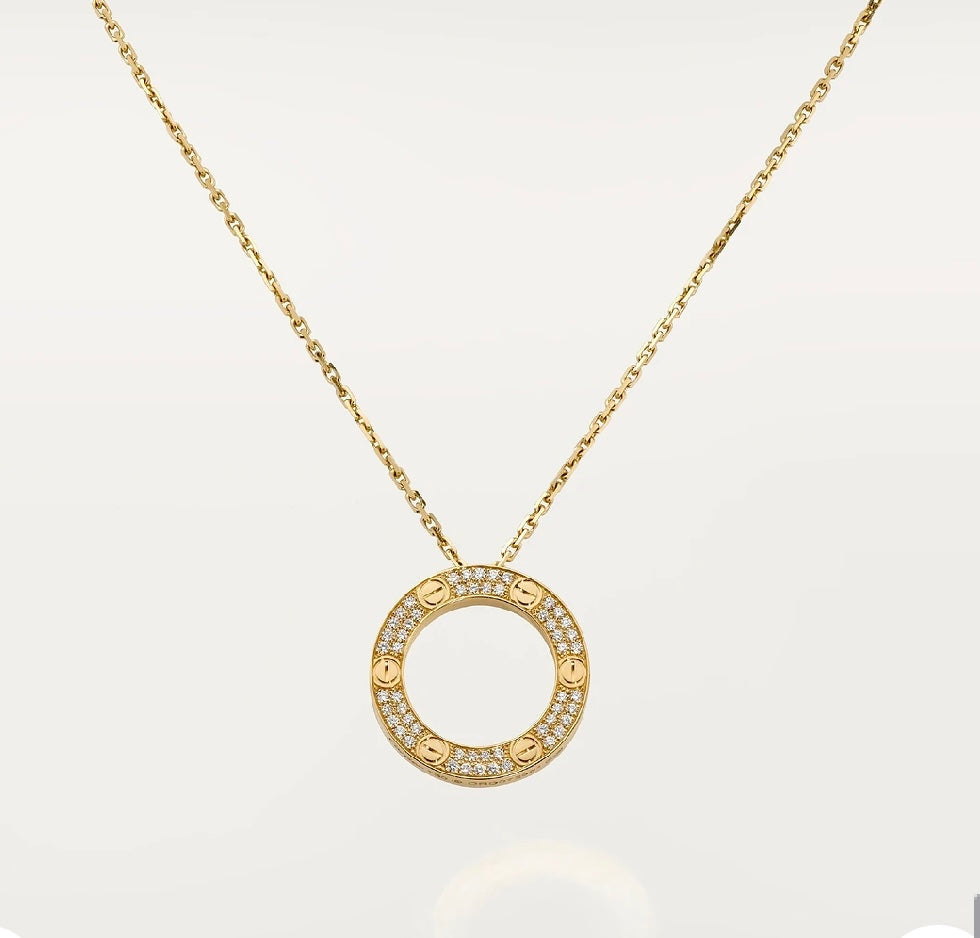 LVE diamond  necklace - Sassygrove