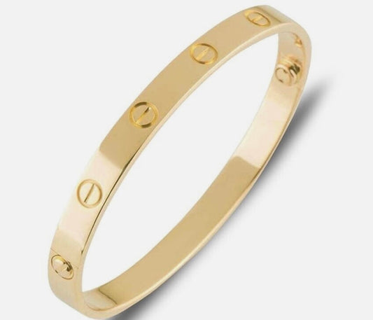 Carrier plain cuff with screw engraved - Sassygrove
