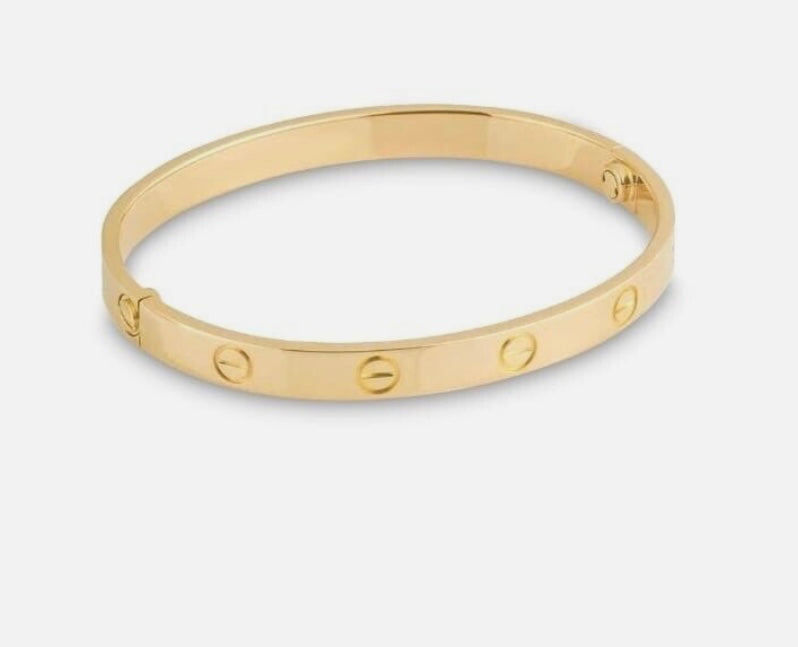 Carrier plain cuff with screw engraved - Sassygrove