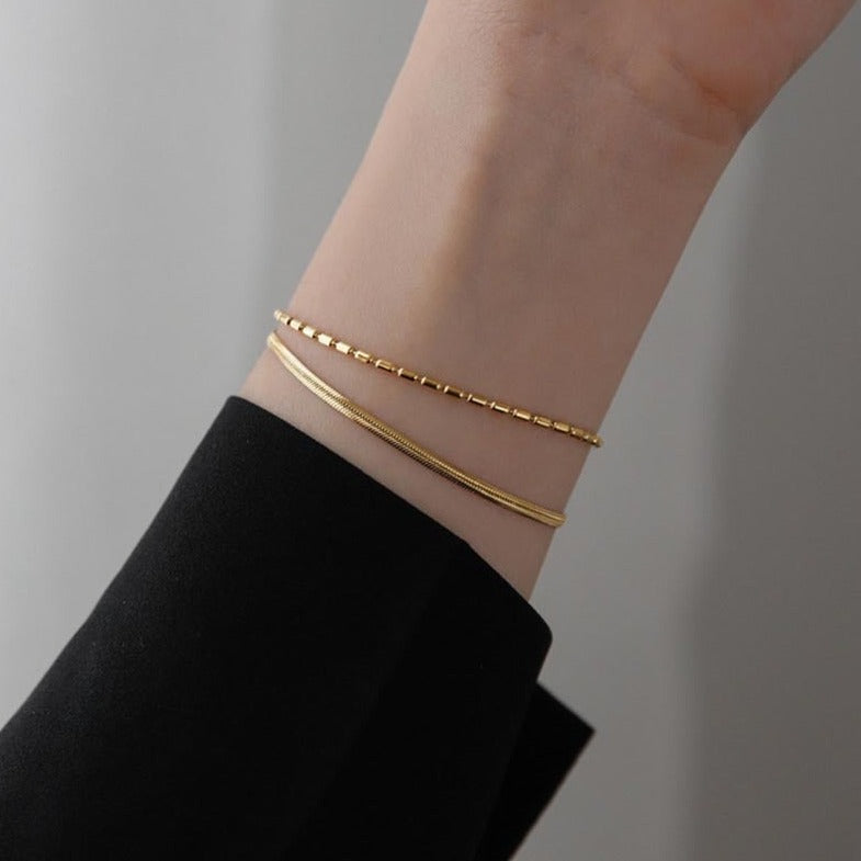 Antalya Double Chain Bracelet for Women - Sassygrove