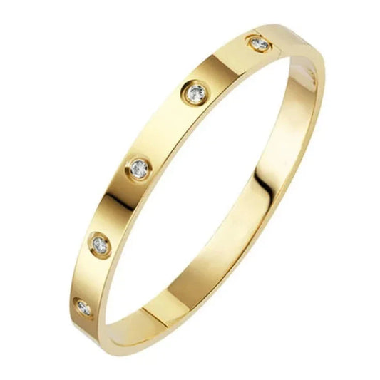 Anaya Crystal Bangle | - Sassygrove
