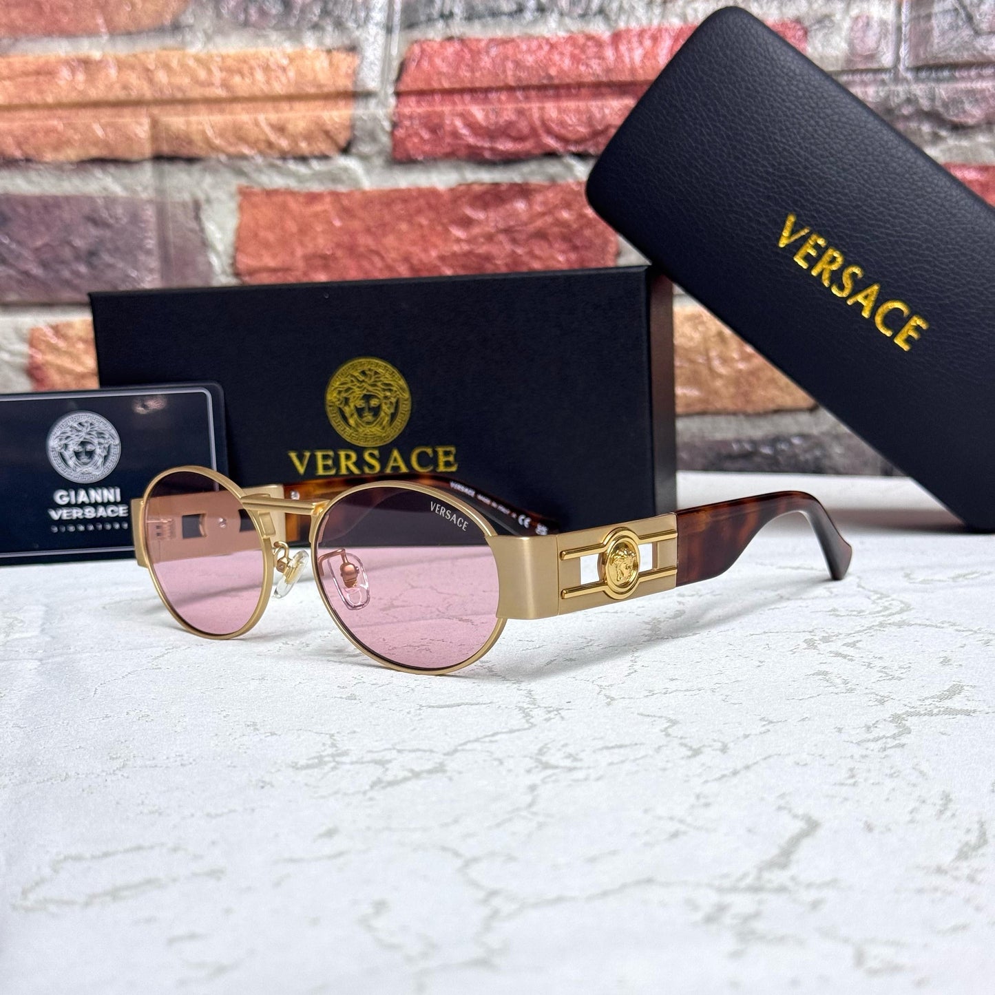 Versace Medusa Round Sunglasses – VE2236 Style - Sassygrove
