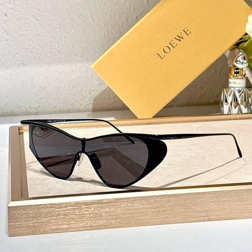 Loewe Mask Sunglasses in Metal - Sassygrove