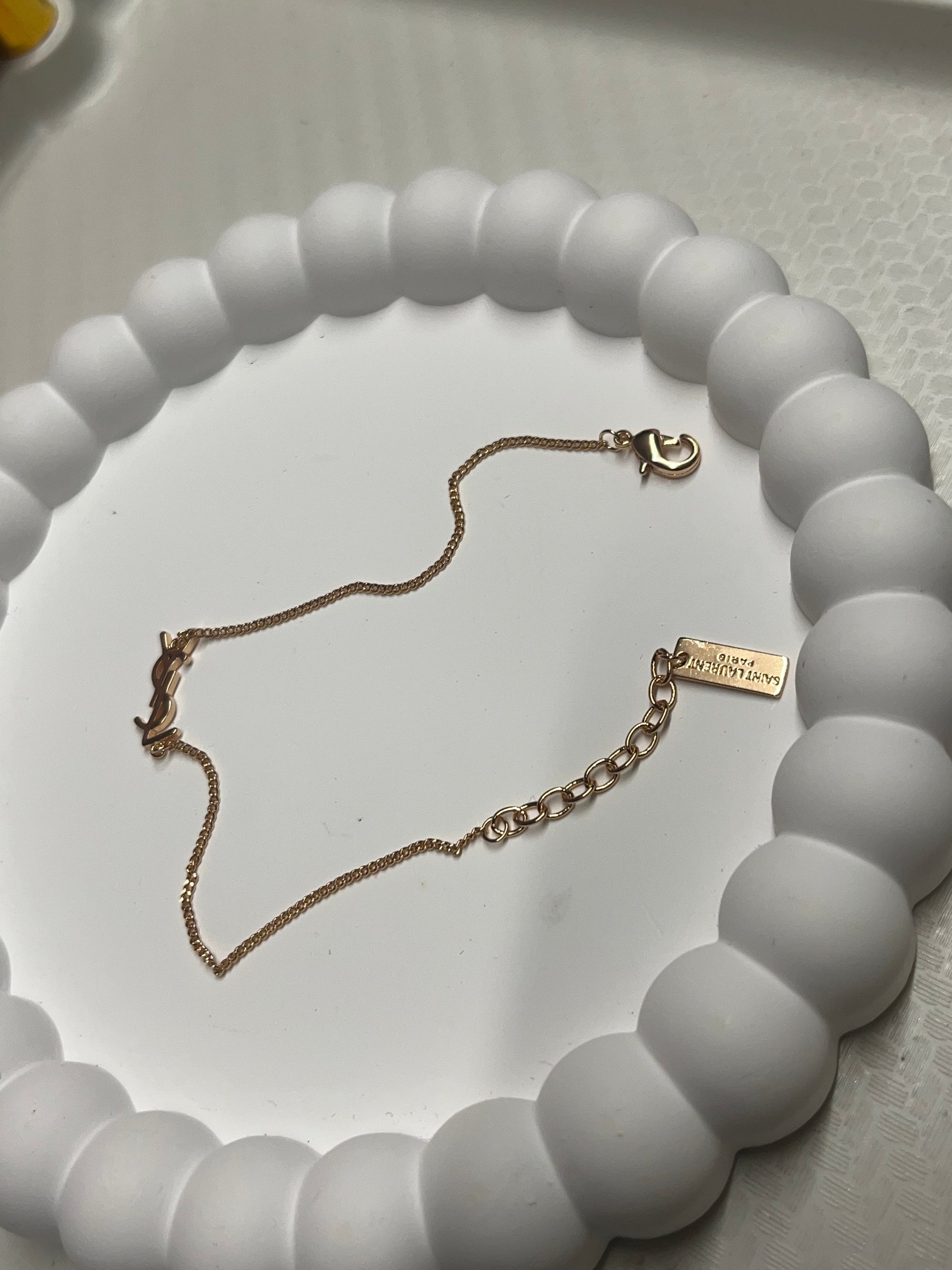 Rose gold yl bracelet - Sassygrove