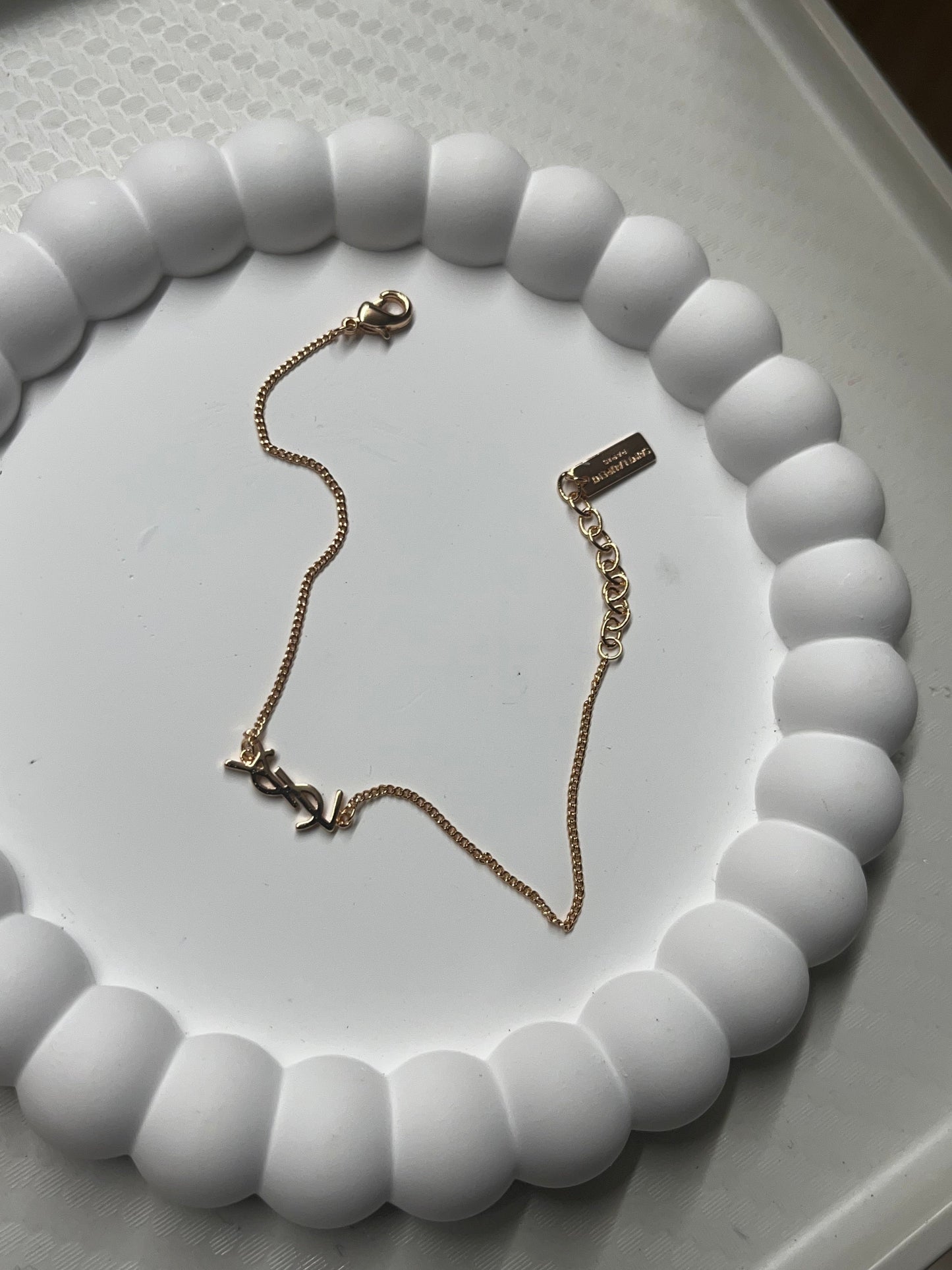 Rose gold yl bracelet - Sassygrove