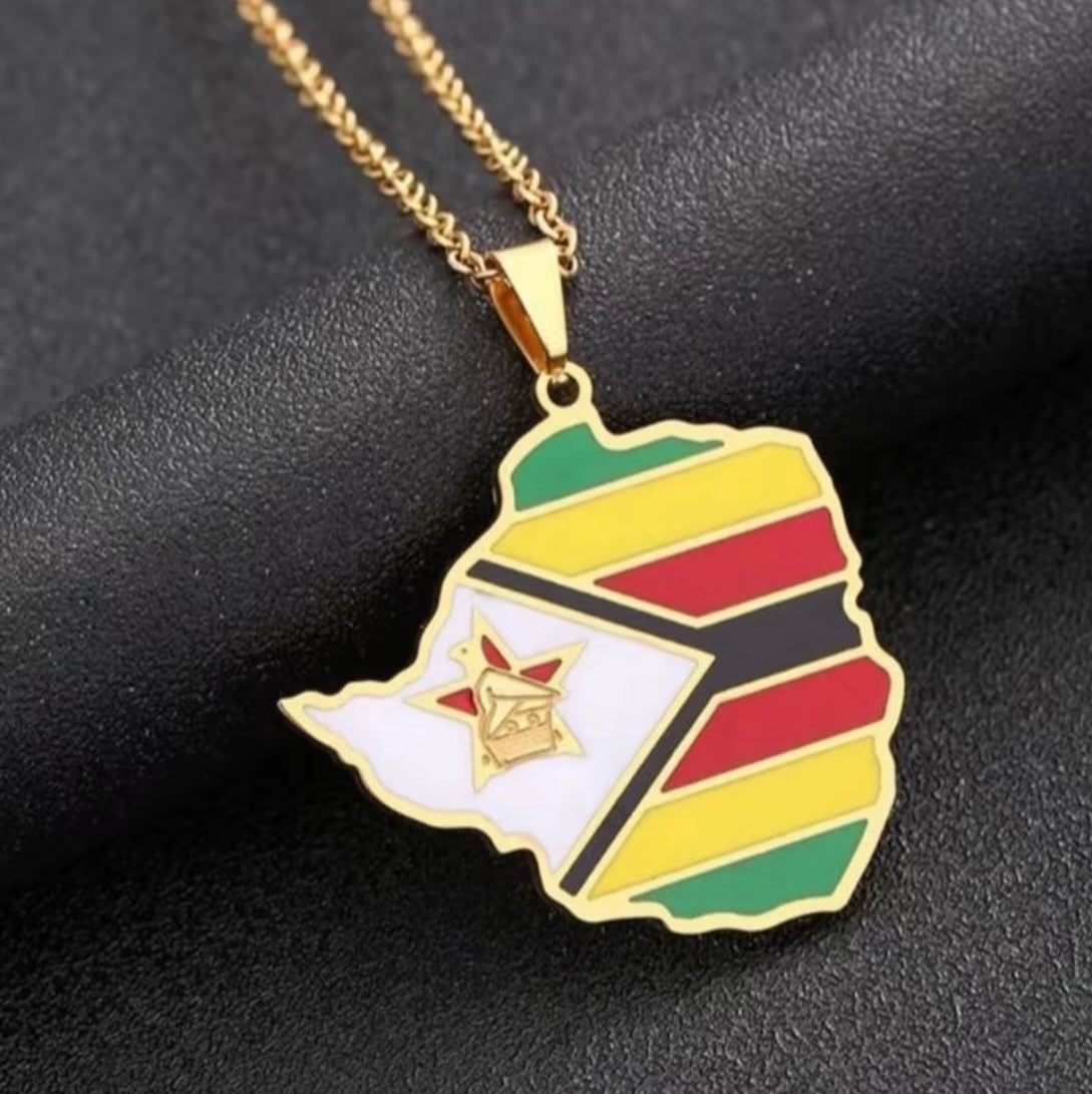 Flag necklace - Sassygrove