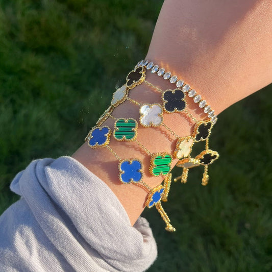Al Anta Four Leaf Clover Bracelet - Sassygrove