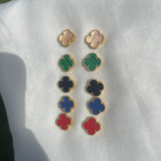 Four Leaf Clover HAYAT Stud Earrings - Sassygrove