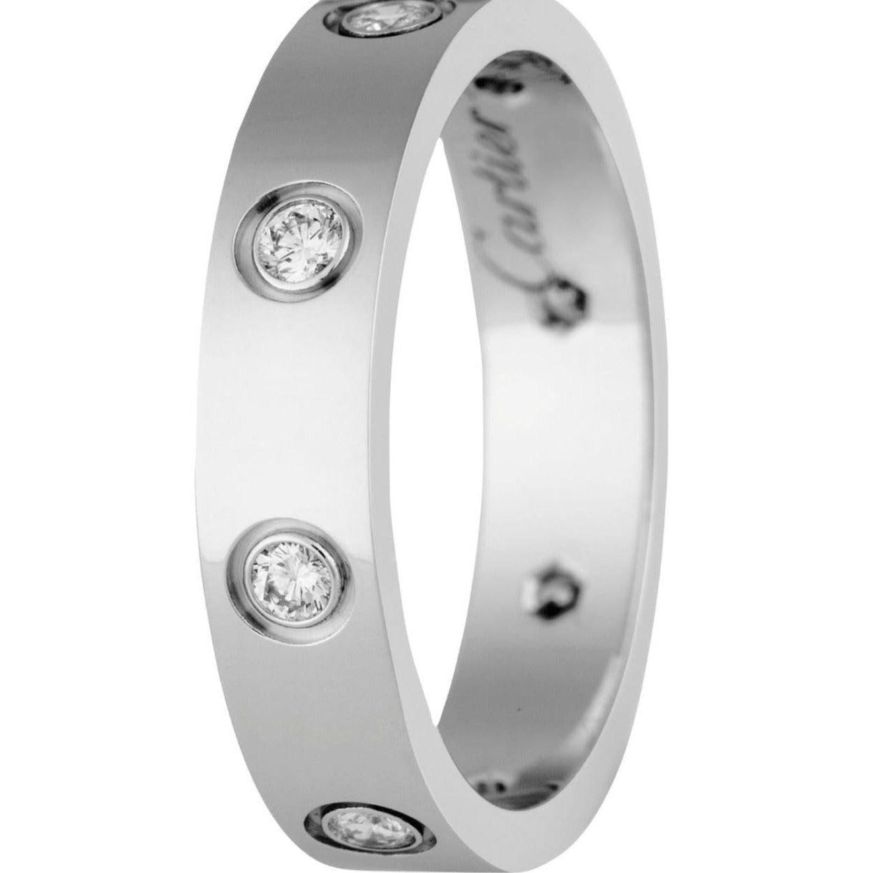Stunning Princess Silver & Gold Diamond Eternity/Wedding Ring - Sassygrove