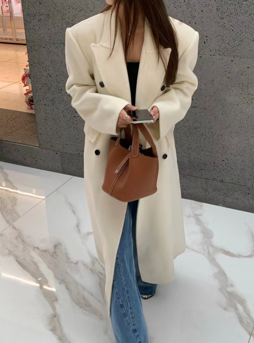 Eve Double-Breasted Wool Coat - Sassygrove