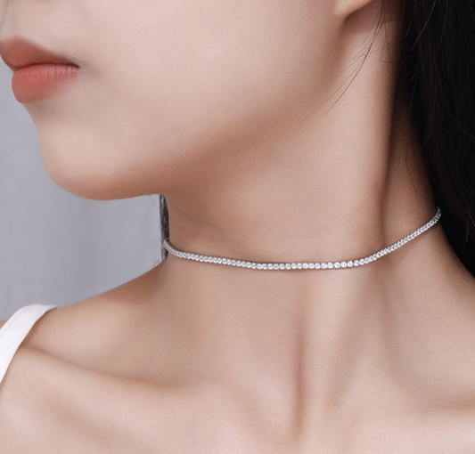 Monaco Tennis Choker Necklace - Sassygrove
