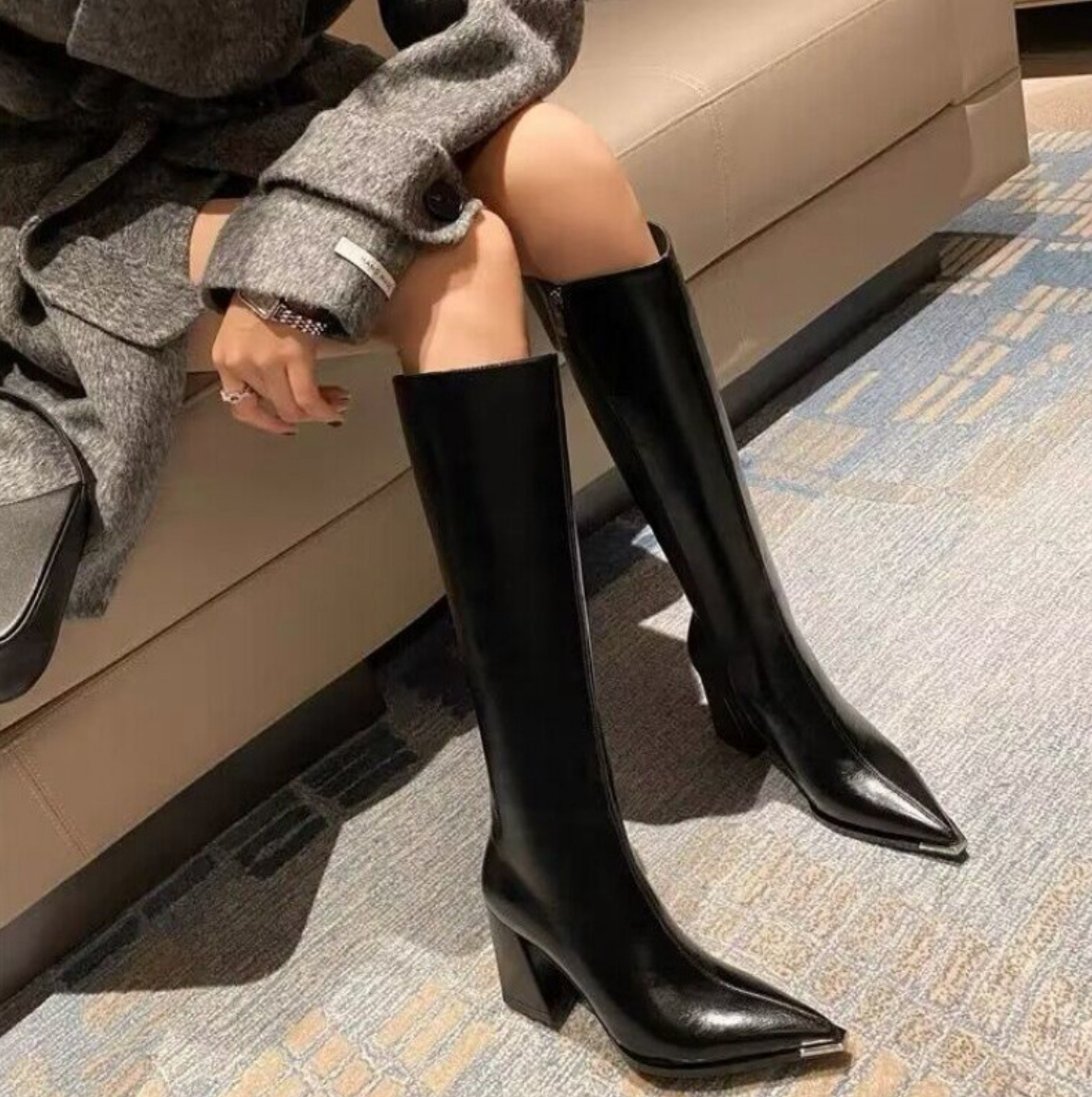 Rider Knee-High Boots - Sassygrove