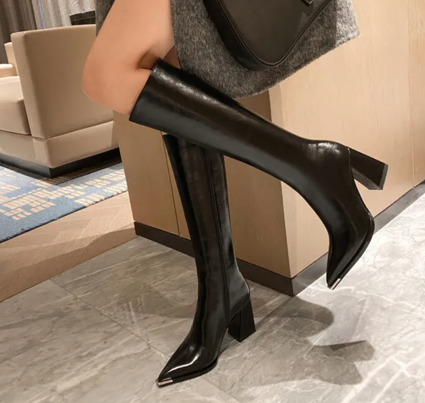 Rider Knee-High Boots - Sassygrove