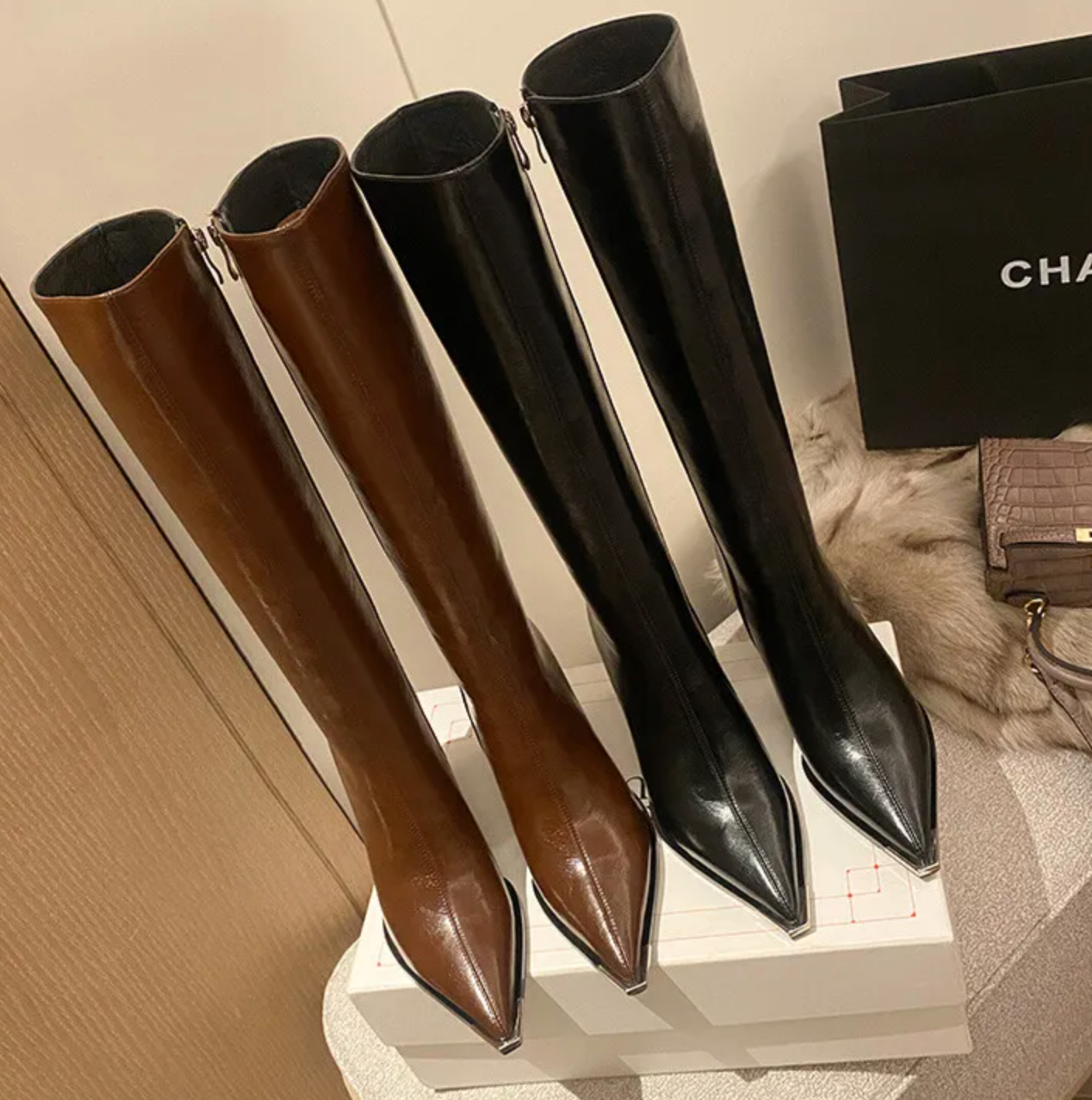 Rider Knee-High Boots - Sassygrove