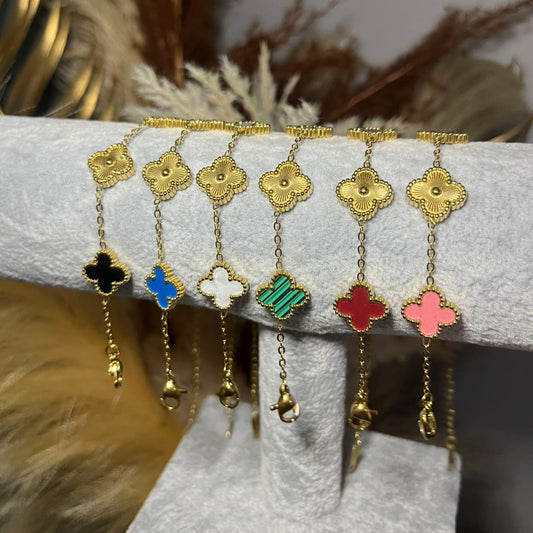 NYRA Clover Bangle | Custom Bangles - Sassygrove