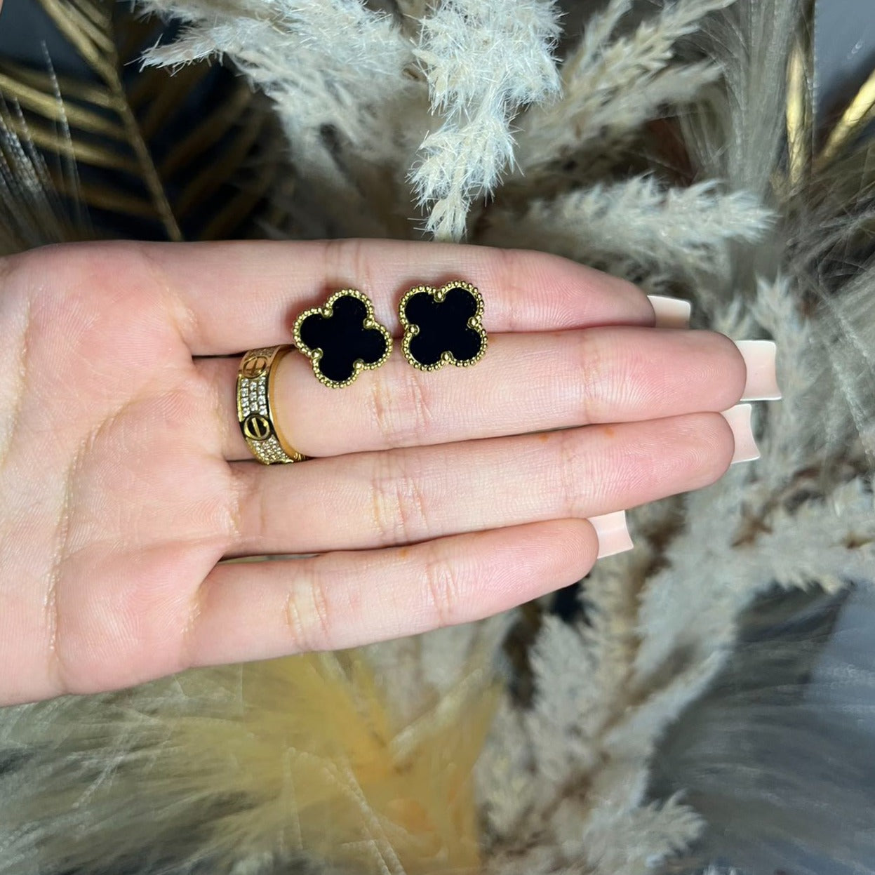 Four Leaf Clover Studs & Earrings - Sassygrove