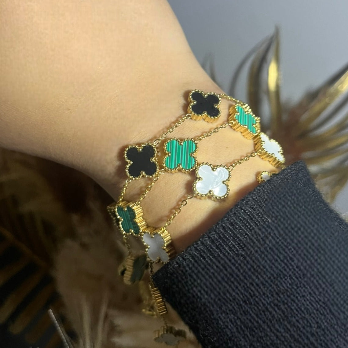 Small Clover Bracelet - Sassygrove