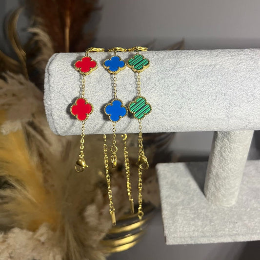 Clover Inspired Bracelet (Small) - Sassygrove