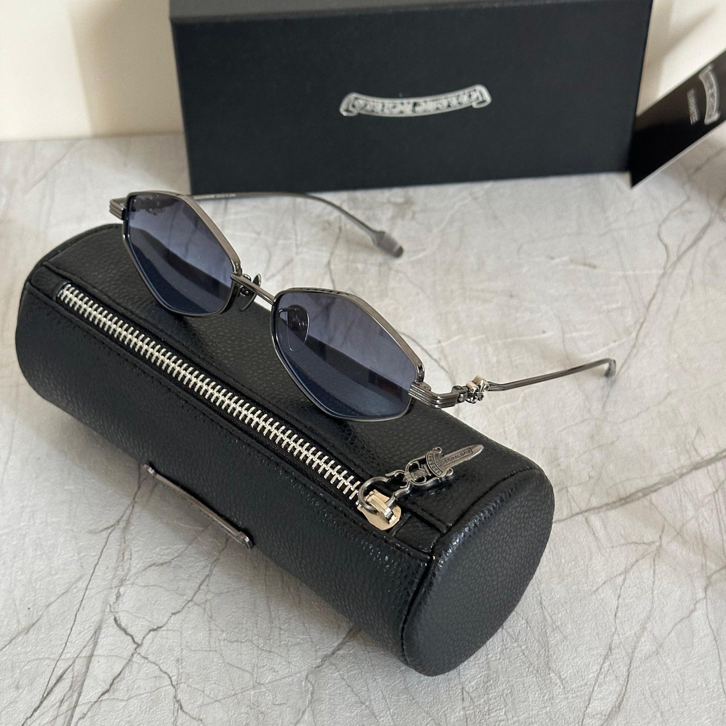 Chrome Hearts Spider Hexagon Sunglasses - Sassygrove