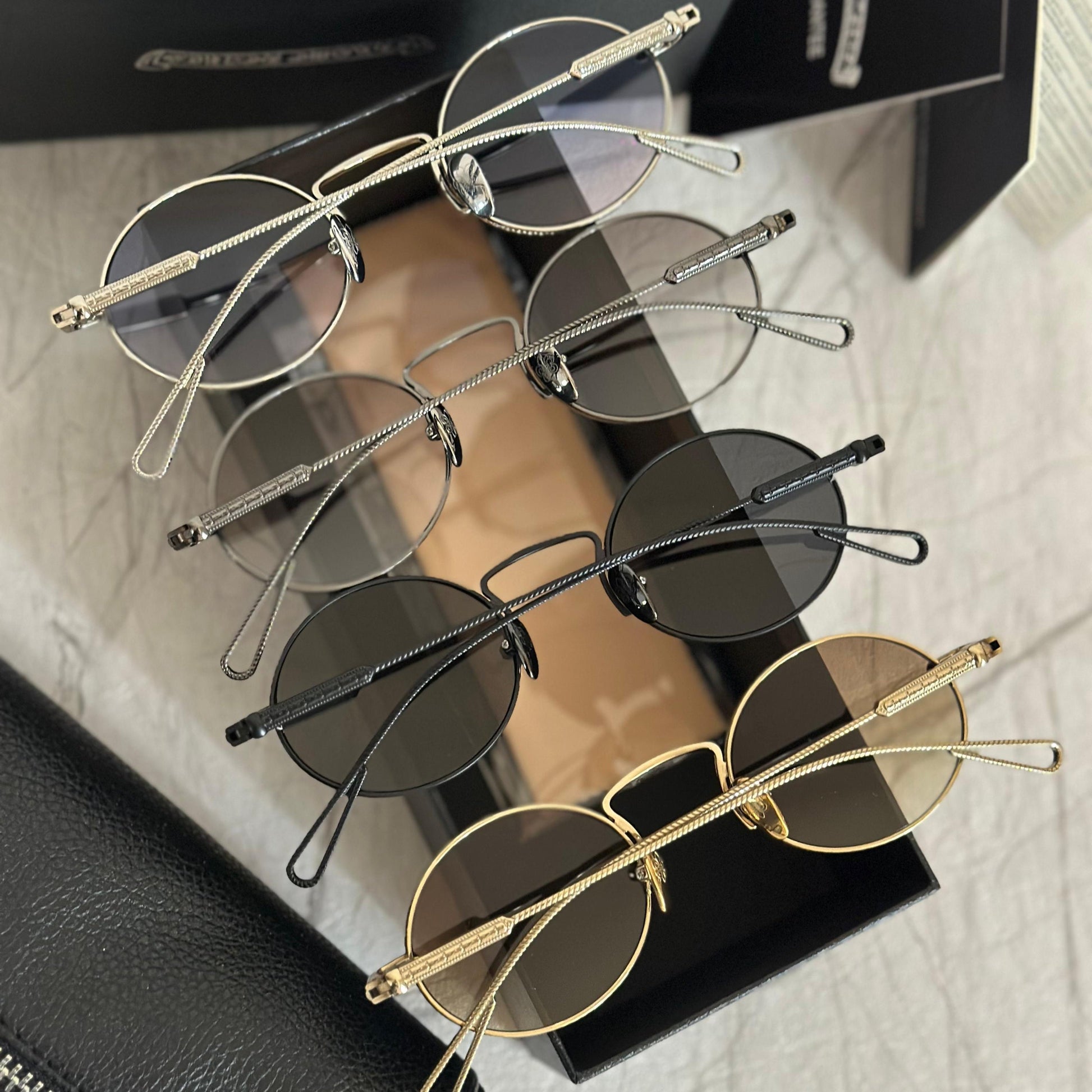 Chrome Hearts Hellz Bellz Round Sunglasses - Sassygrove